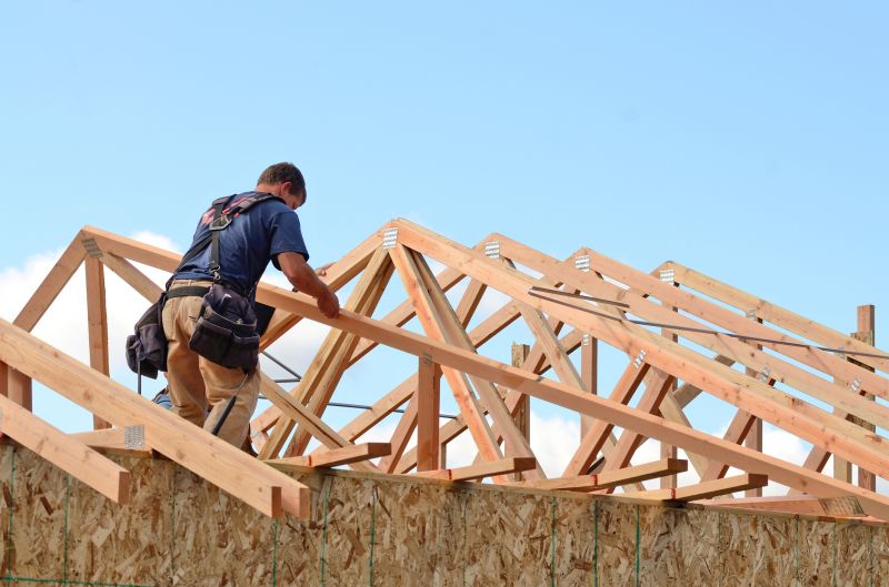 A Frame Roof Installation in Dahlonega, GA