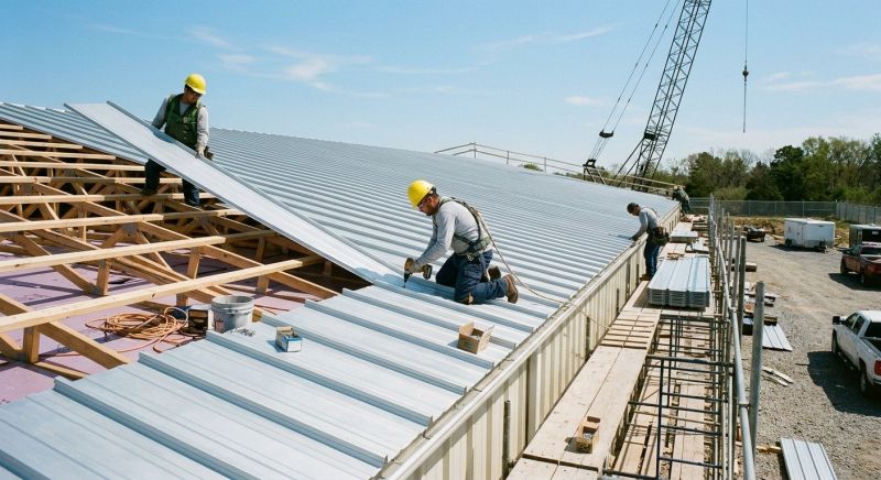 Aluminum Roof Installation in Lula, GA
