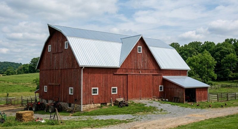 Barn Roof Replacement in Lula, GA