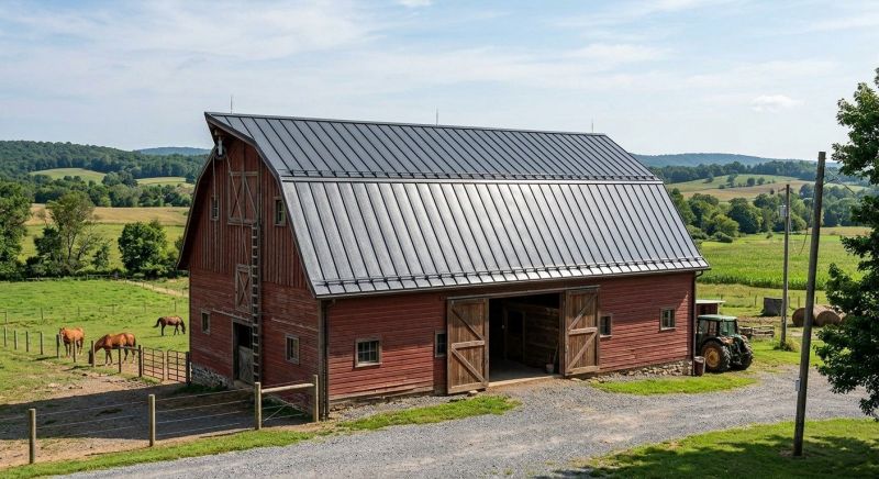 Barn Roof Replacement in Oakwood, GA