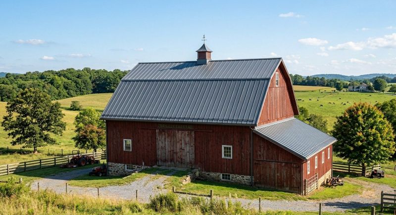 Barn Roof Replacement in Union County, GA