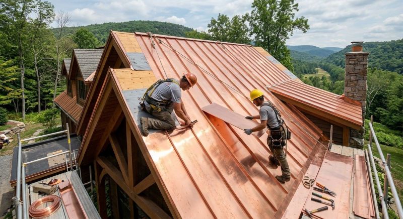 Copper Roof Installation in Dahlonega, GA