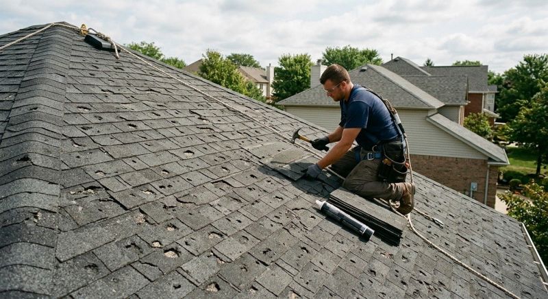 Damaged Roof Replacement in Hall County, GA