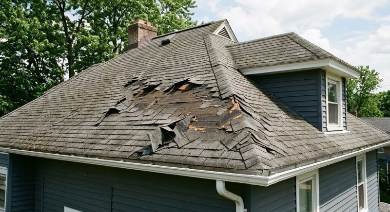Damaged Roof Replacement in Helen, GA