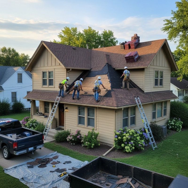 Damaged Roof Replacement in Dahlonega, GA