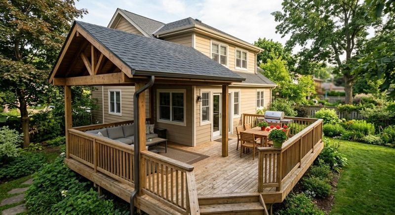 Deck Roof Construction in Dahlonega, GA