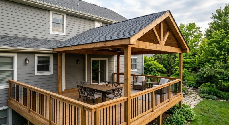 Deck Roof Construction in Dahlonega, GA
