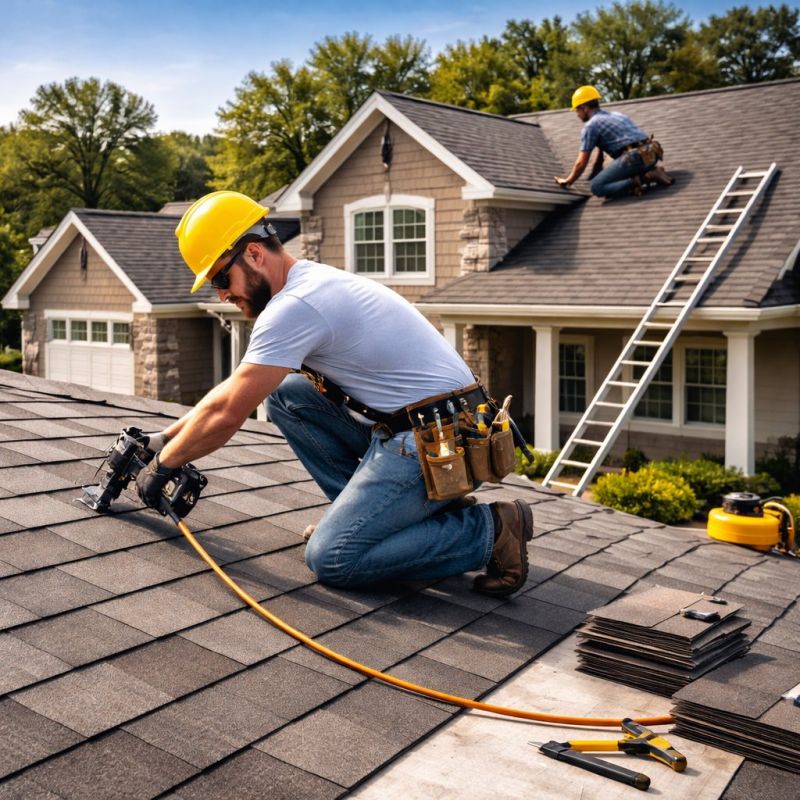 House Roof Installation in Ball Ground, GA