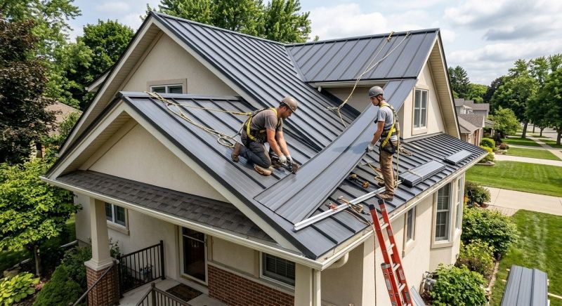 Metal Roof Installation in Lula, GA