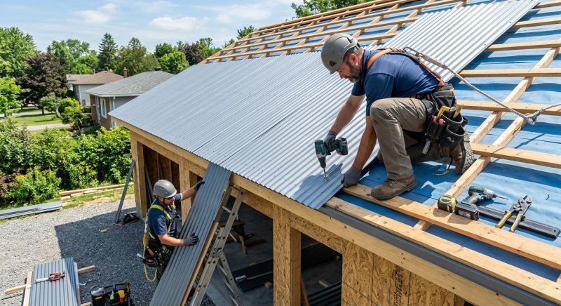 Sheet Roofing Installation in Cleveland, GA