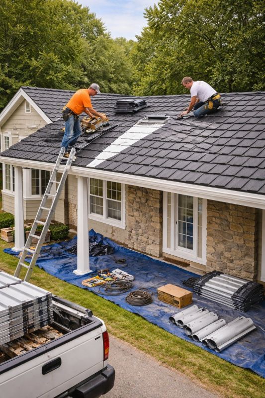 Sheet Roofing Installation in Helen, GA