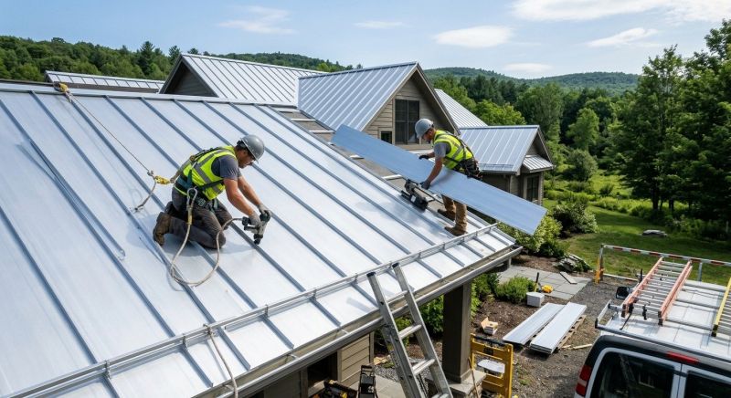 Sheet Roofing Installation in Lula, GA