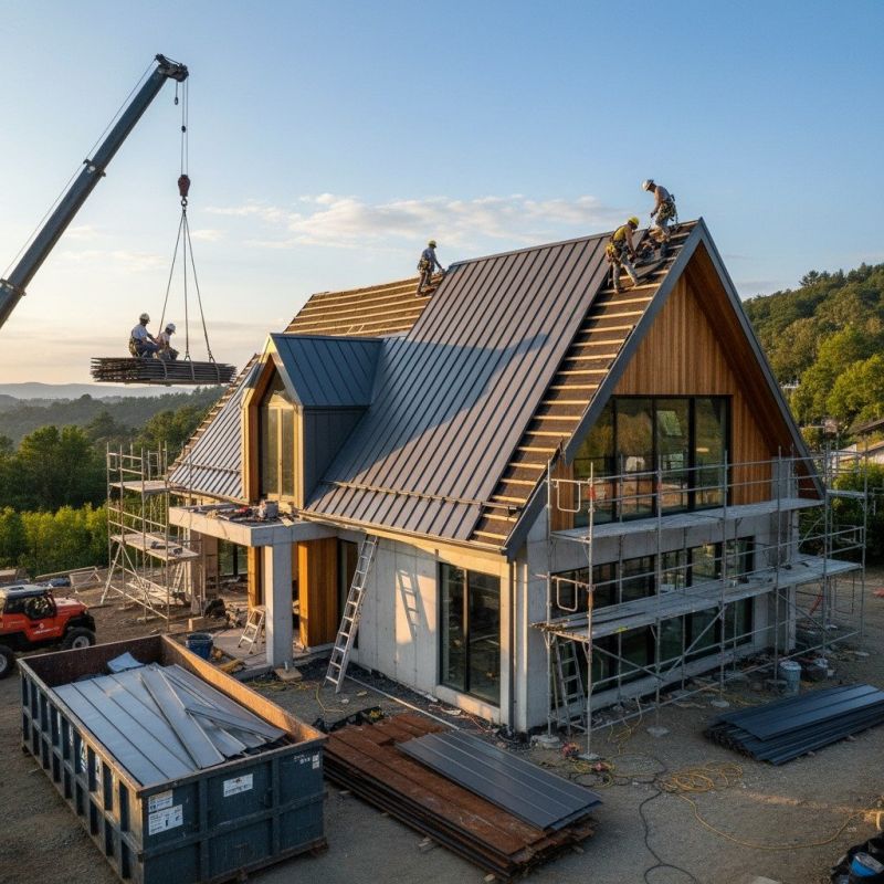 Steel Roof Replacement in Lula, GA