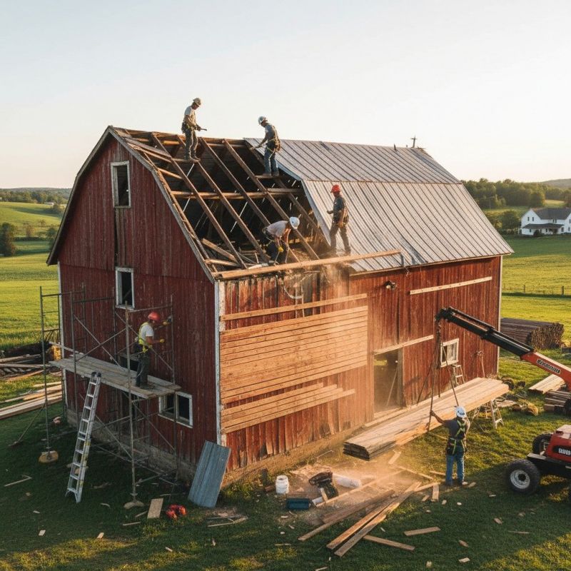 Barn Roof Replacement in Hall County, GA